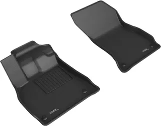 3D MAXpider Kagu 1st Row Floormat For 18-20 Audi Q5 - Black